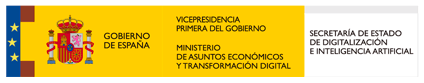 Logo Ministerio de Asuntos Económicos y Transformación Digital