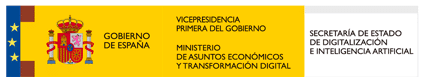 Logo Ministerio de Asuntos Económicos y Transformación Digital